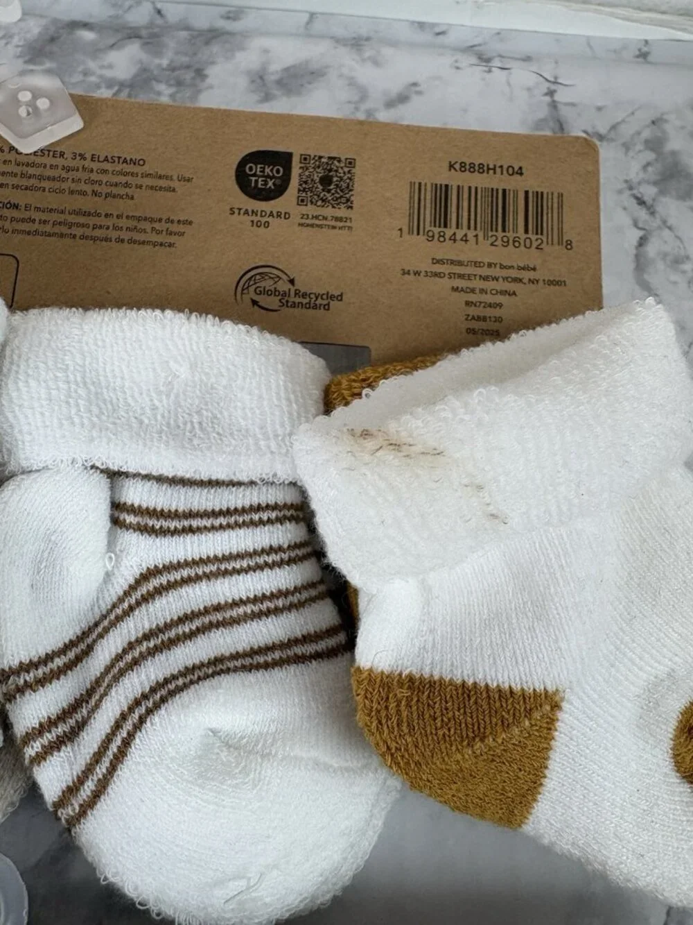 *New Baby Boy Socks 8 Pairs Cushioned Foot Kit + Pearl Terry Capelli Cars Trucks